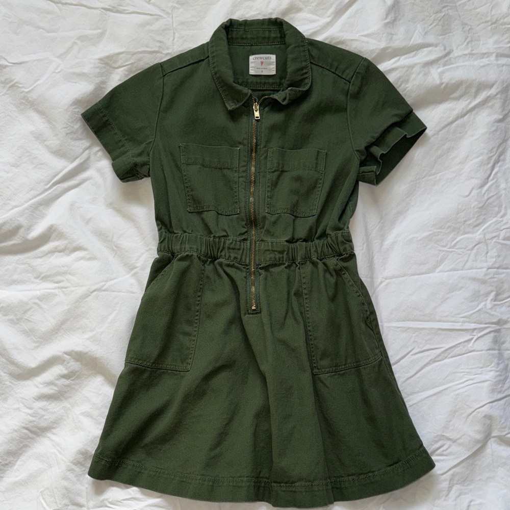 Crewcuts Green Casual Kids Dress